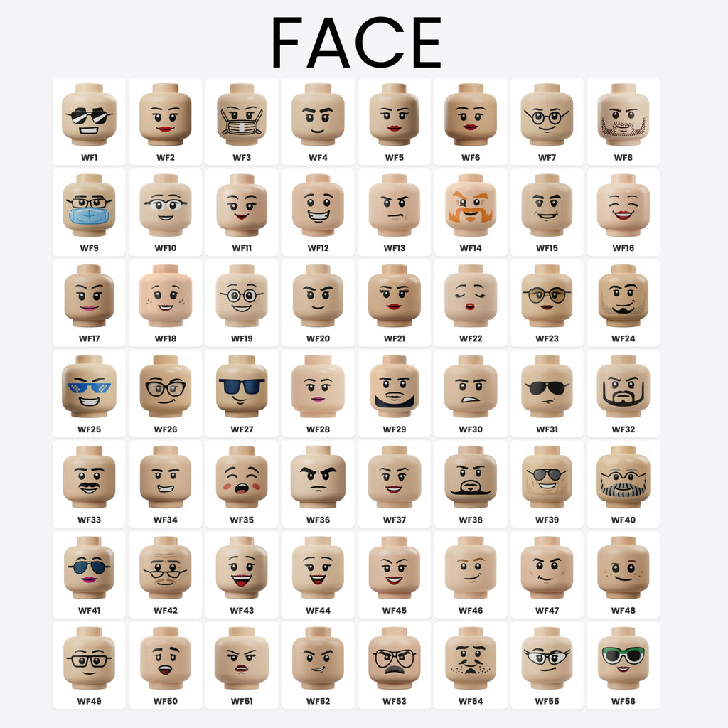 Personalized Minifigures with Frame