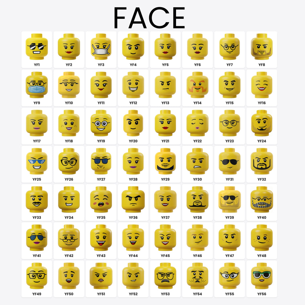 Personalized Minifigures with Frame