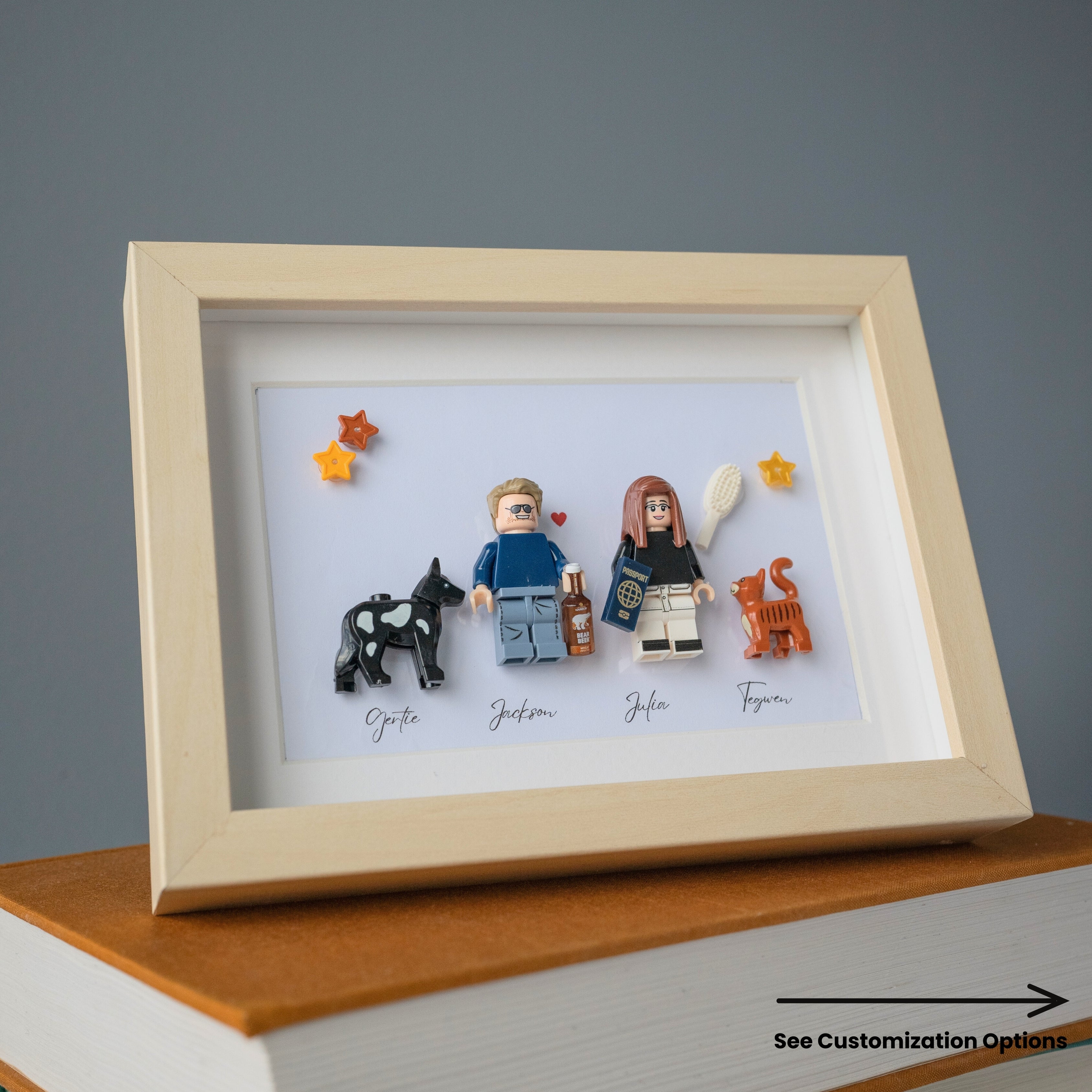 Personalized Minifigures with Frame