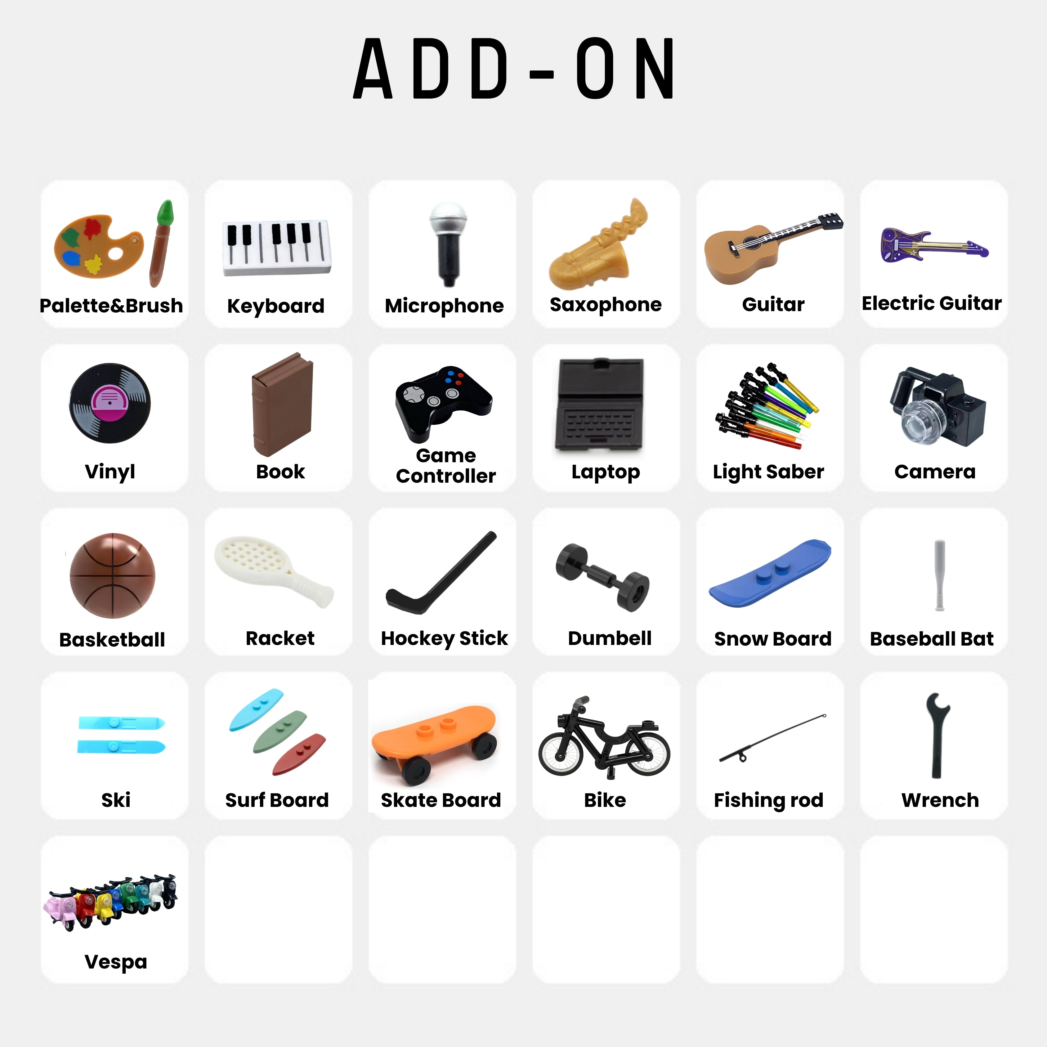 Personalized Minifigures with Frame