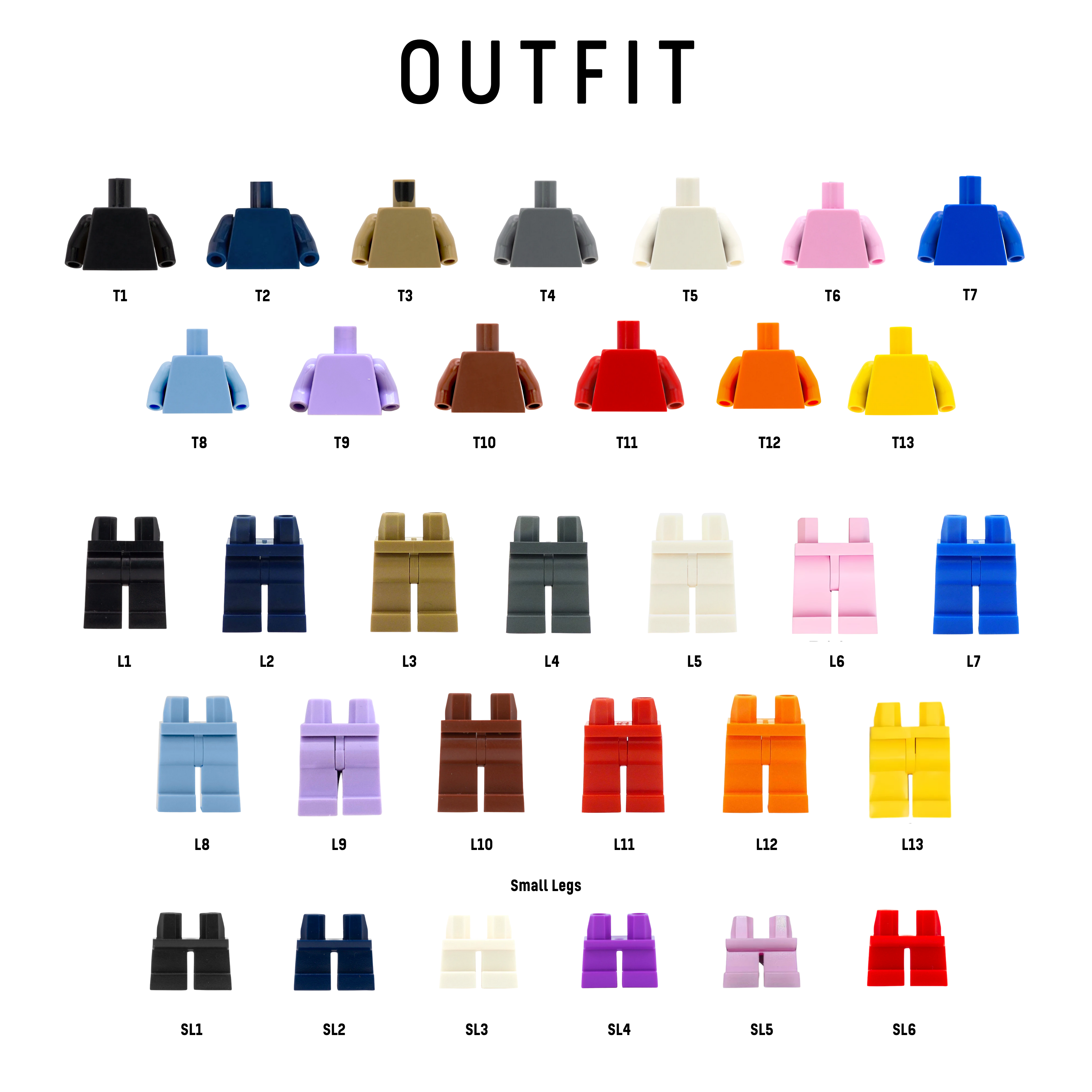 Custom Minifigure - Build Your Own LEGO-Compatible Character