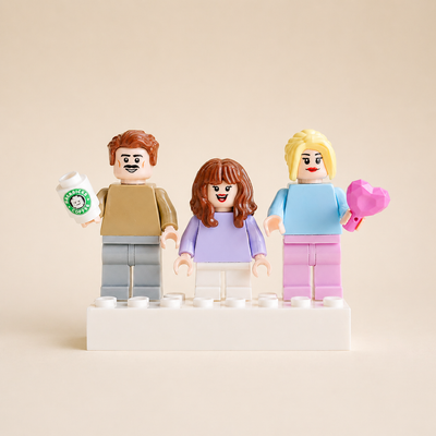 Custom Minifigures with Family Set
