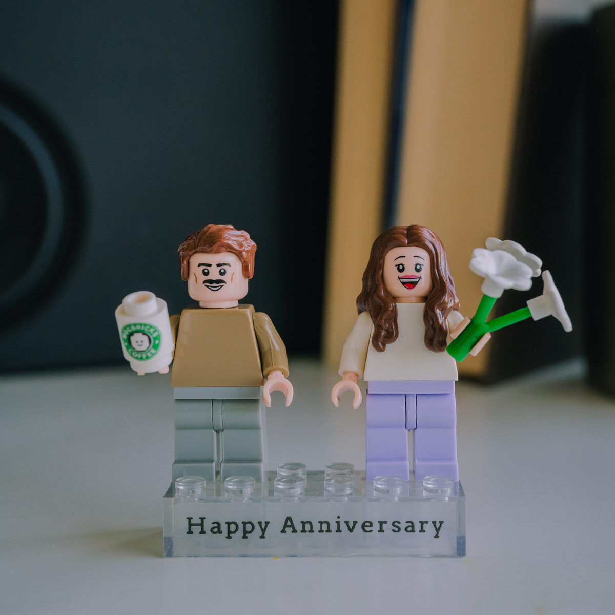 Custom Minifigure Couple Set